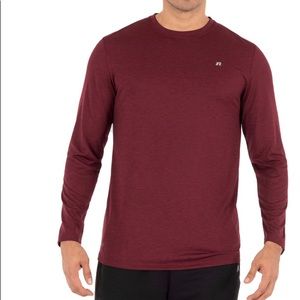 Russell Men Crew Neck Long Sleeve Shirt- Sports